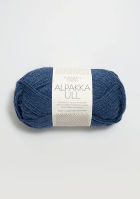 Alpakka Ull - 6364 Mørk blå