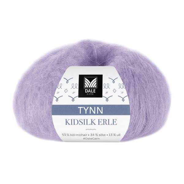 Tynn Kidsilk Erle - 4030 Lys lavendel