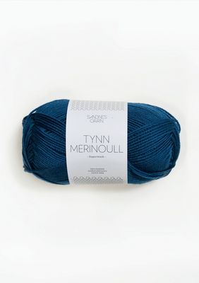 Tynn Merinoull - 6063 Inkblå
