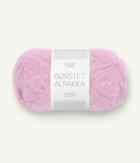 Hovedbilde Børstet Alpakka - 4813 Pink Lilac