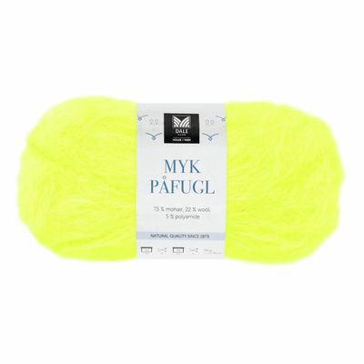 Myk Påfugl - 7959 Neongul