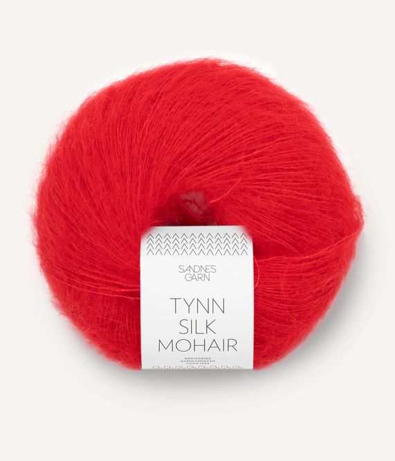 Hovedbilde Tynn Silk Mohair - 4018 Scarlet Red