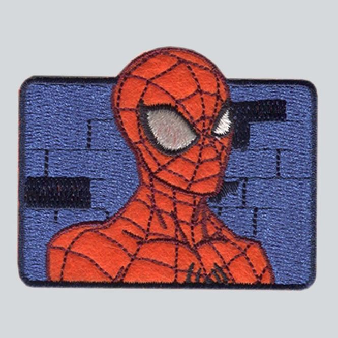 Hovedbilde Motiv - Spiderman, firkant hode (6,5 x 5,2 cm)