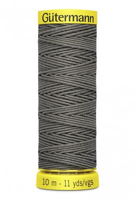 Gütermann Elastisk sytråd (10m) - 1505, grå