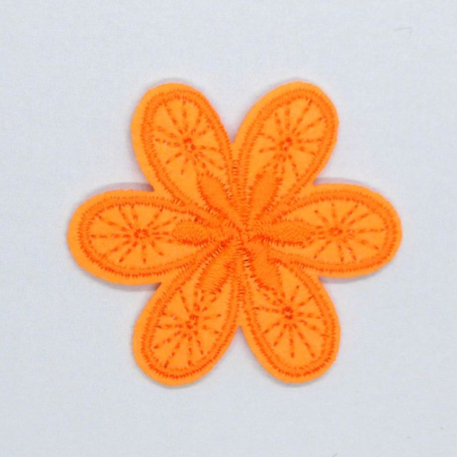 Hovedbilde Motiv - Blomst, orange (4,5 x 4,5 cm)