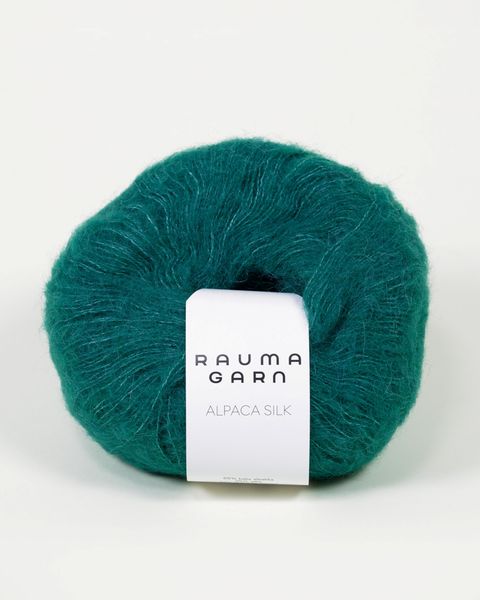 ALPACA SILK - 0961 Mørk grønn