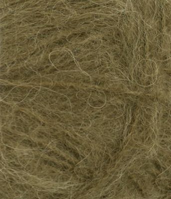 Børstet Alpakka - 9873 Dark olive